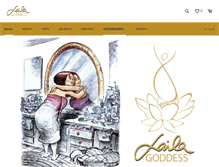 Tablet Screenshot of lailagoddess.com